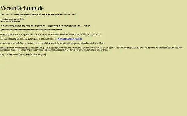 www.vereinfachung.de