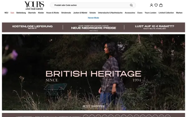 www.yoursclothing.de