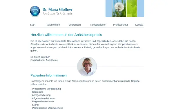 anaesthesie-dr-glossner.de