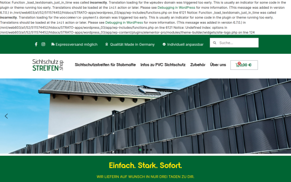 sichtschutzstreifen.shop