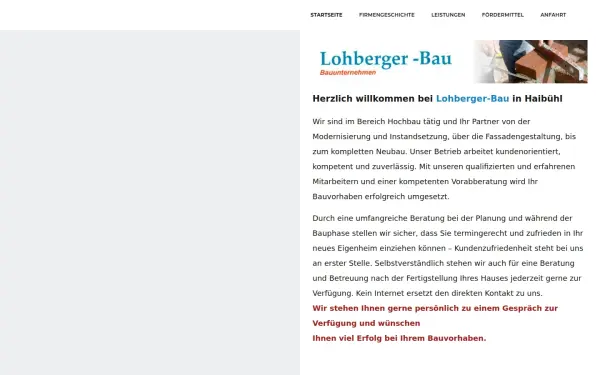 www.lohberger-bau.de