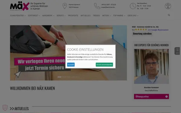 www.maex-kamen.de