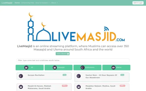 www.livemasjid.com