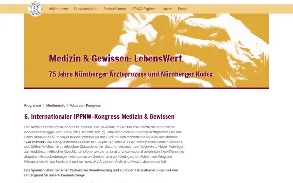 www.medizinundgewissen.de