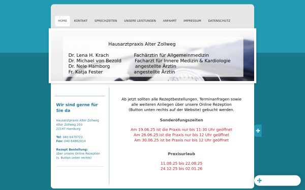 www.hausarztpraxis-alterzollweg.de
