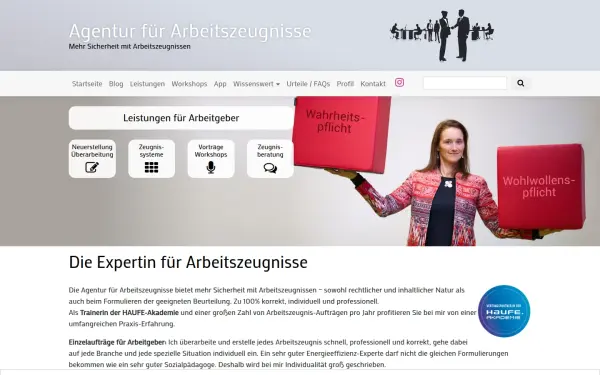 www.agentur-fuer-arbeitszeugnisse.de