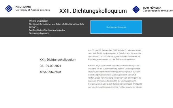 dichtungskolloquium.de