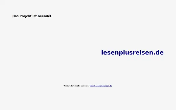 lesenplusreisen.de