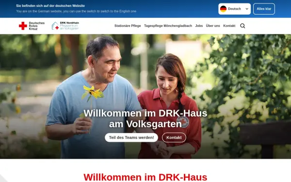 www.drk-pflegezentrum-am-volksgarten.de