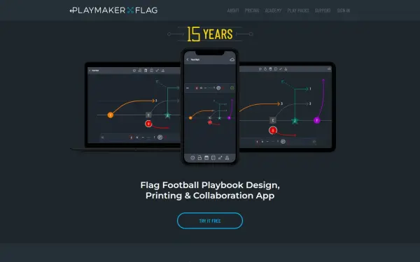 www.flagfootballplaymaker.com