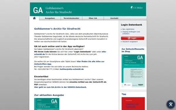 www.goltdammers-archiv.de