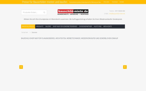 bauschild-miete.de