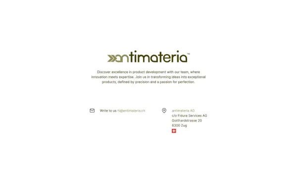 www.antimateria.ch