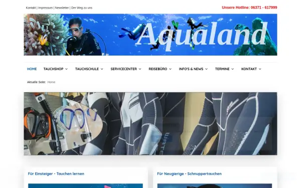 aqualand-tauchsport.com