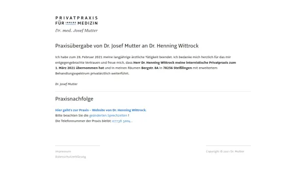 www.drmutter.de