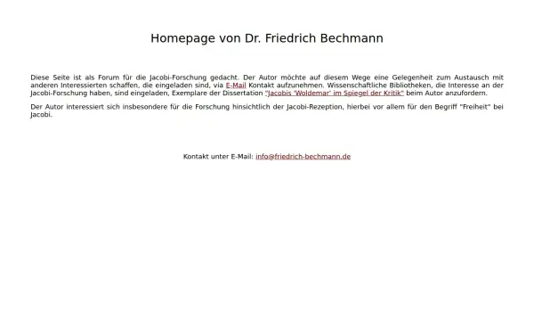 www.friedrich-bechmann.de