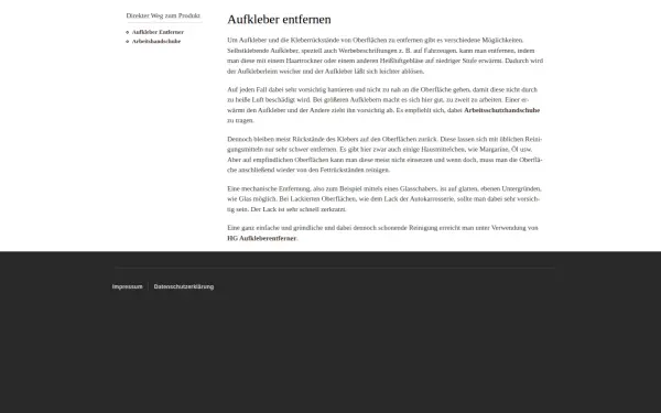 aufkleber-entferner.de