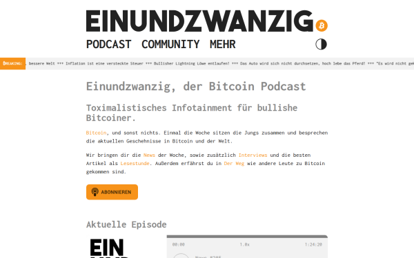 einundzwanzig.space