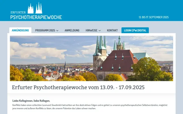 www.psychotherapiewoche.de