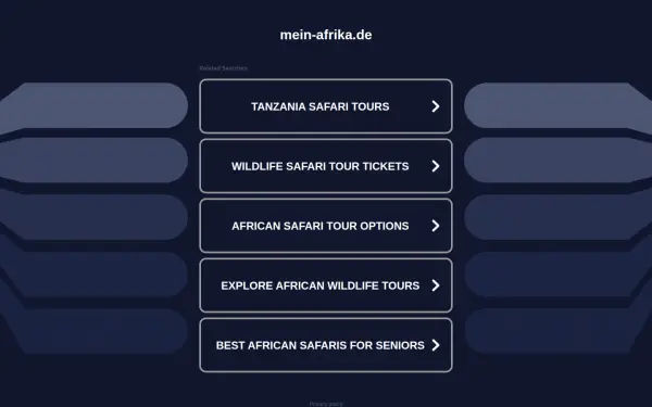 mein-afrika.de