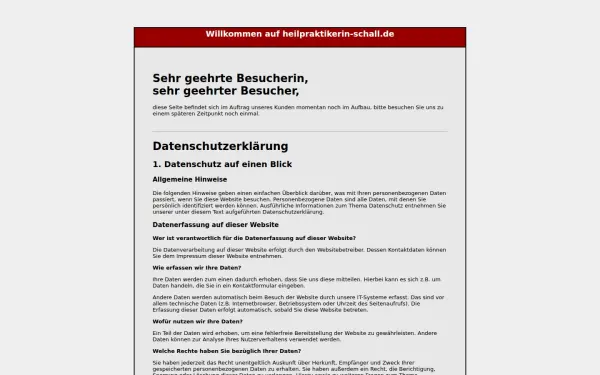 heilpraktikerin-schall.de