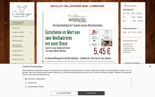metzgerei-lohberger.de