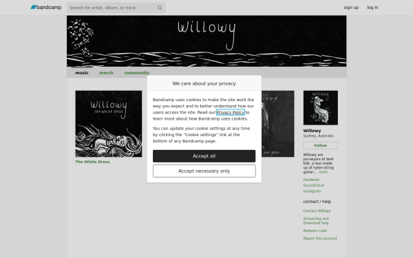 willowymusic.bandcamp.com