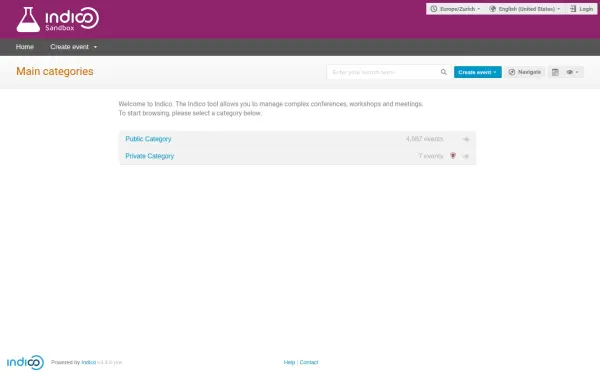 sandbox.getindico.io