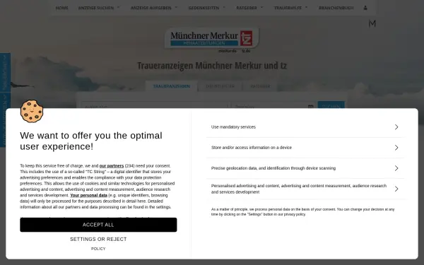 trauer.merkur.de