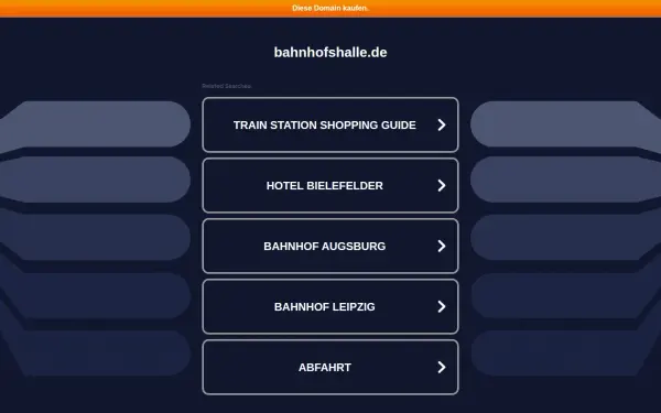 bahnhofshalle.de
