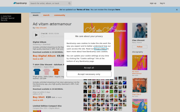cleavincent.bandcamp.com