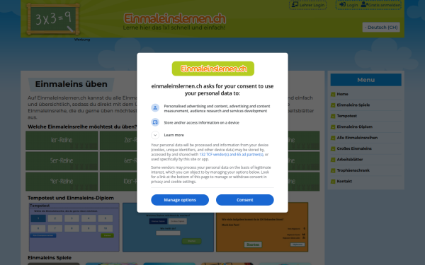 www.einmaleinslernen.ch