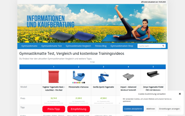 gymnastikmatte.online