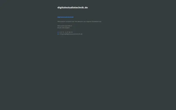 digitalestudiotechnik.de