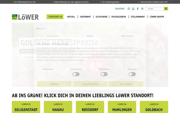 www.gaertnerei-loewer.de