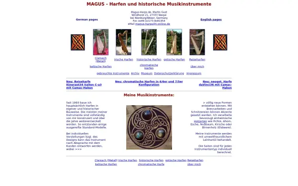 magus-harfen.de