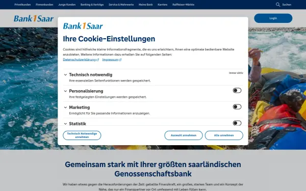 www.bank1saar.de