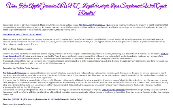 via-keto-apple-gummies-nz-au-solution.webflow.io