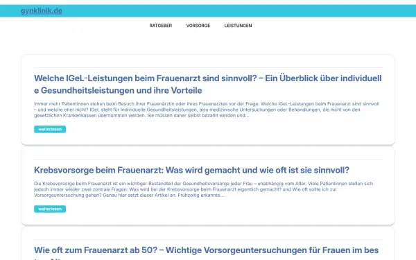 gynklinik.de