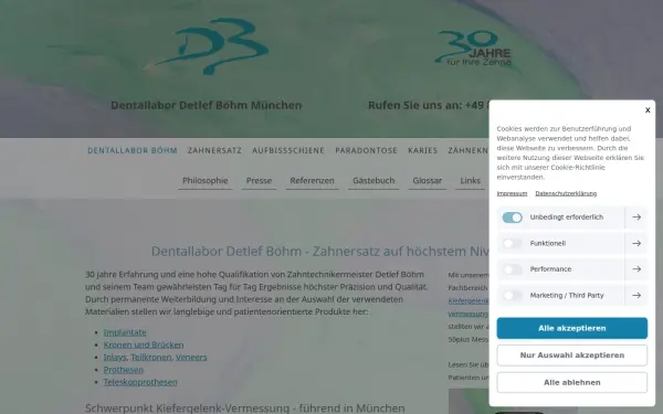 www.dental-boehm.de