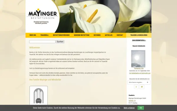 mayinger-bestattungen.de