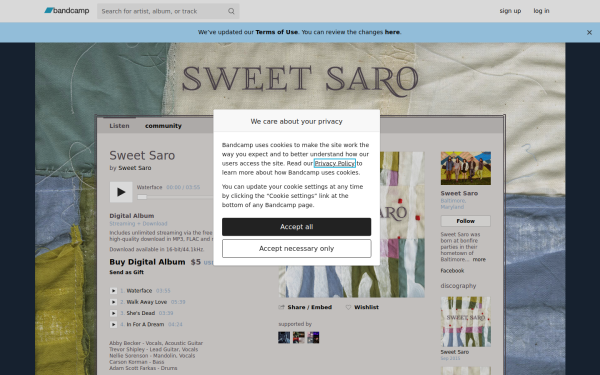 sweetsaro.bandcamp.com