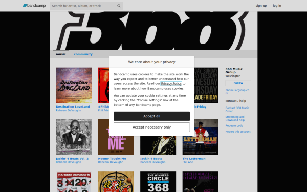 368musicgroup.bandcamp.com