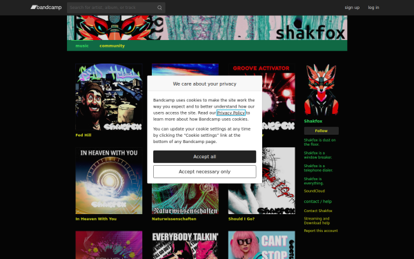 shakfox.bandcamp.com