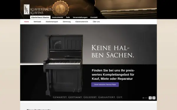 www.klavierhaus-klavins.de