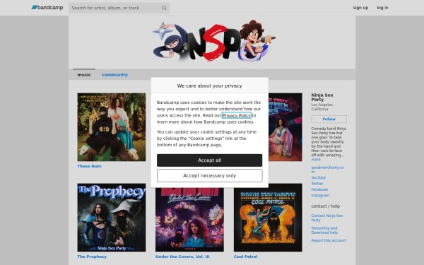 ninjasexparty.bandcamp.com