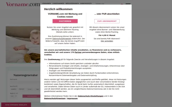 www.vorname.com
