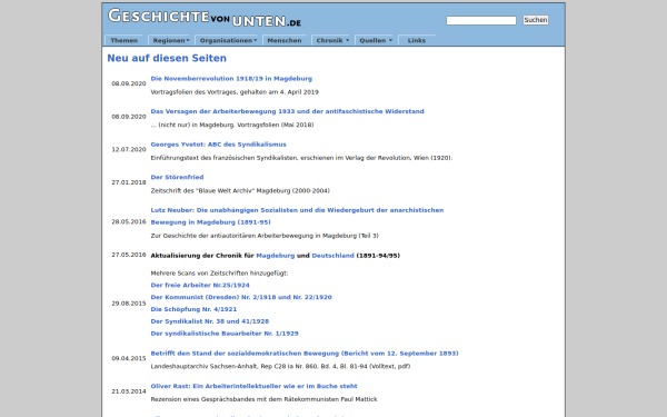 geschichtevonunten.de