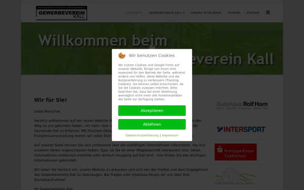 gewerbeverein-kall.de
