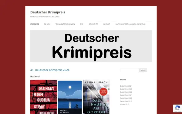 www.deutscher-krimipreis.de